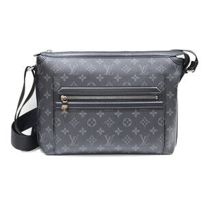 LOUIS VUITTON Odysse Messenger Monogram Eclipse Black Gray Canvas Shoulder Bag